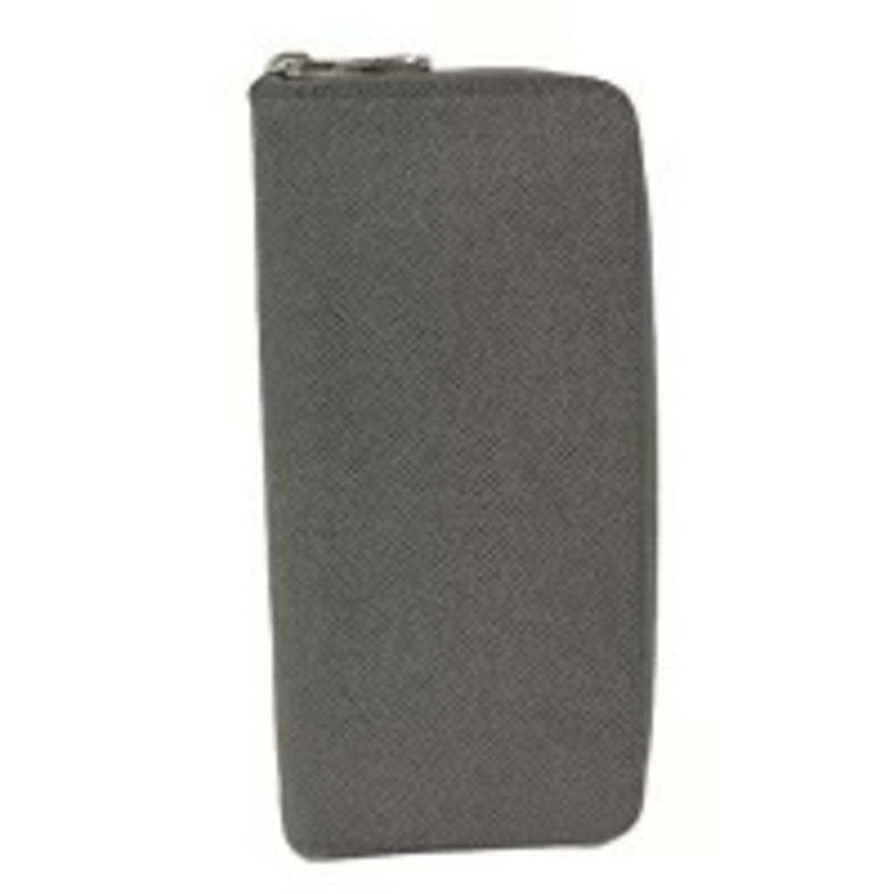LOUIS VUITTON Zippy Wallet Vertical Taiga Glacier Round Zipper Long